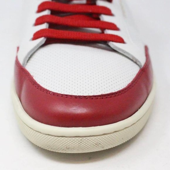 SAINT LAURENT #32278 Men´s White Low Top Sneakers (US 10.5 EU 41) main image 9